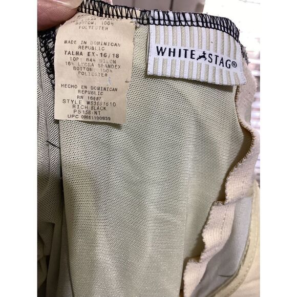 Vintage White Stag Skirted Swimsuit 16/18 - Picture 9 of 9